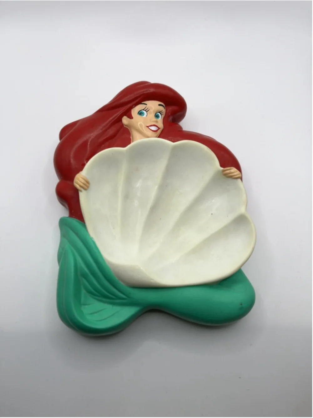 VTG Avon Disney The Little Mermaid Ariel Rubber Floating Soap Dish CUTE